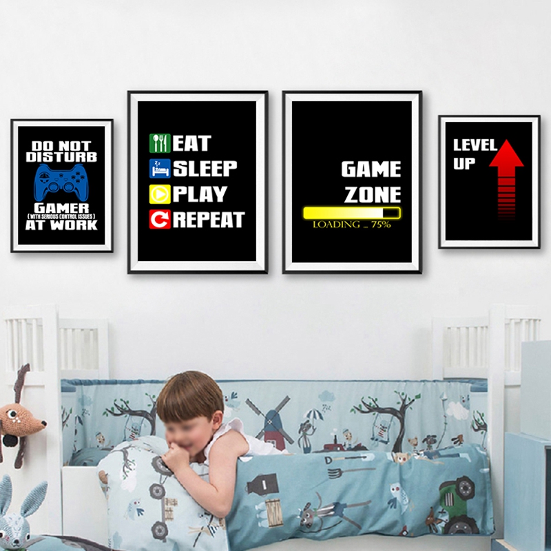 Gaming Console Picture - Gaming Quotes Art Painting xbox PS4
