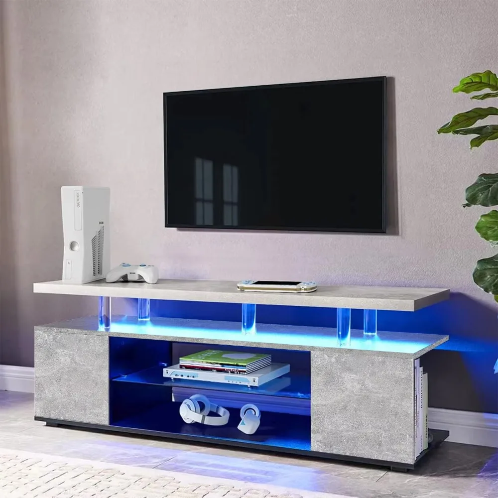 Gaming Console Entertainment Center - TV Stand for 70 Inch TV
