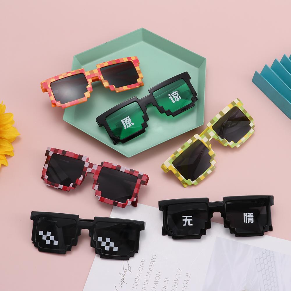 Gaming Glasses Uv - Ngộ Nghĩnh Pixelated Khảm Kính Người