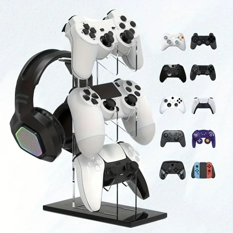 Gamepad Stand 3 Tier Headset H - đánh giá và giá Gaming Console Organizer