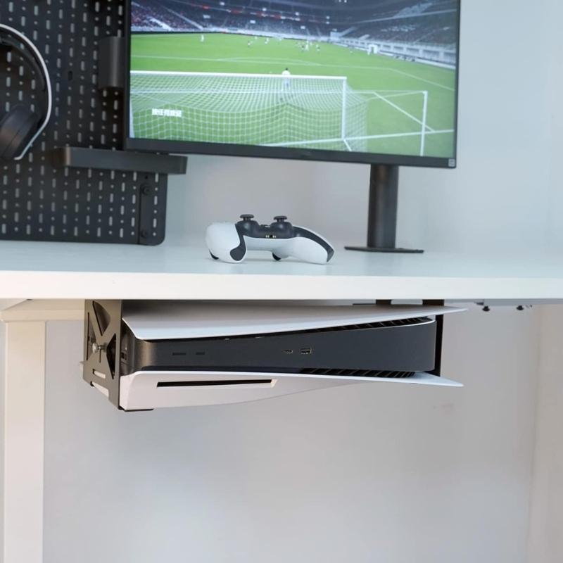 Bàn lưu trữ khung kim loại gắn - đánh giá và giá Gaming Console Stand