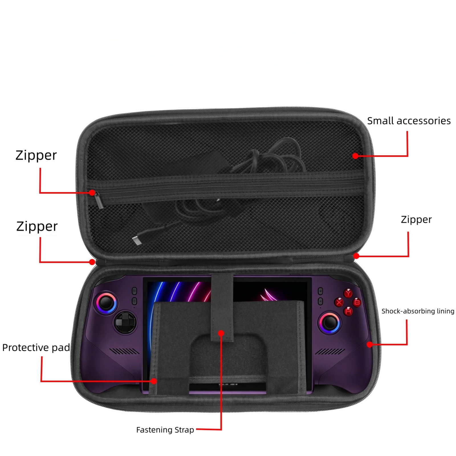 Carrying Case for MSI Claw 8 E - đánh giá và giá Gaming Console Organizer
