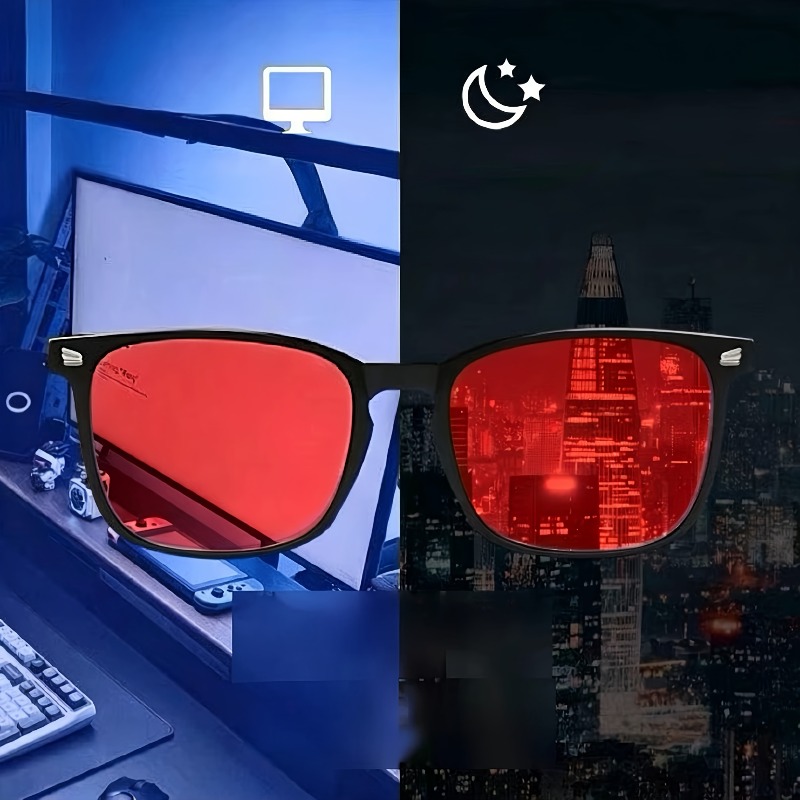 1pcs Red Lens Korean Polarized - đánh giá và giá Gaming Glasses Uv