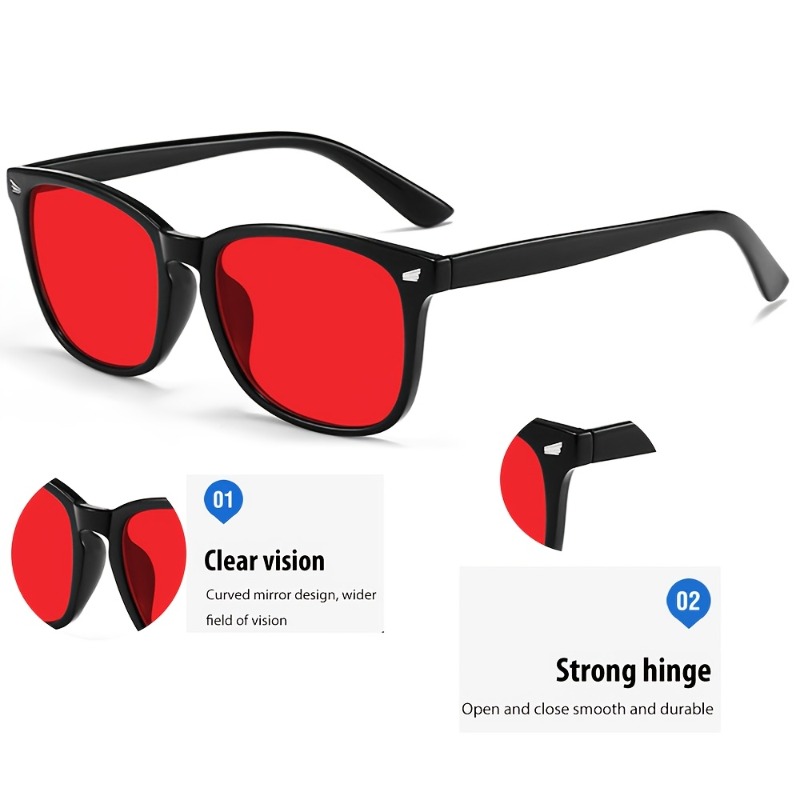 1pcs Red Lens Korean Polarized - đánh giá và giá Gaming Glasses Uv