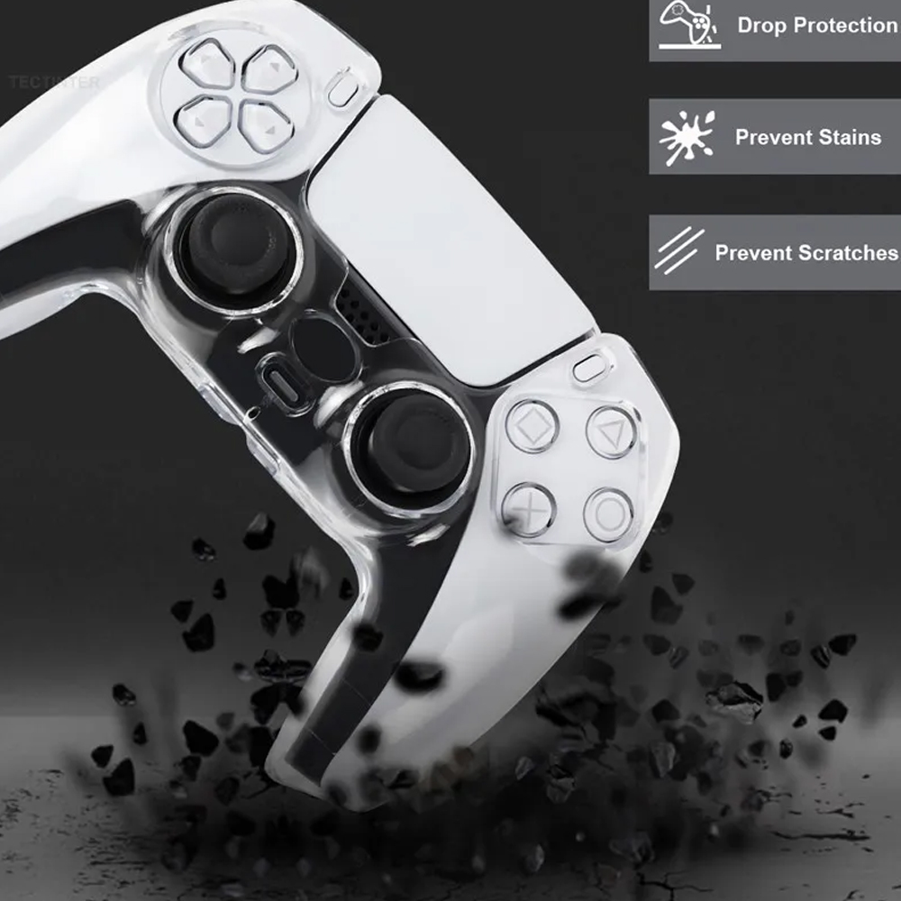 Clear Transparent PC Hard Prot - đánh giá và giá Sony Controller Dualsense