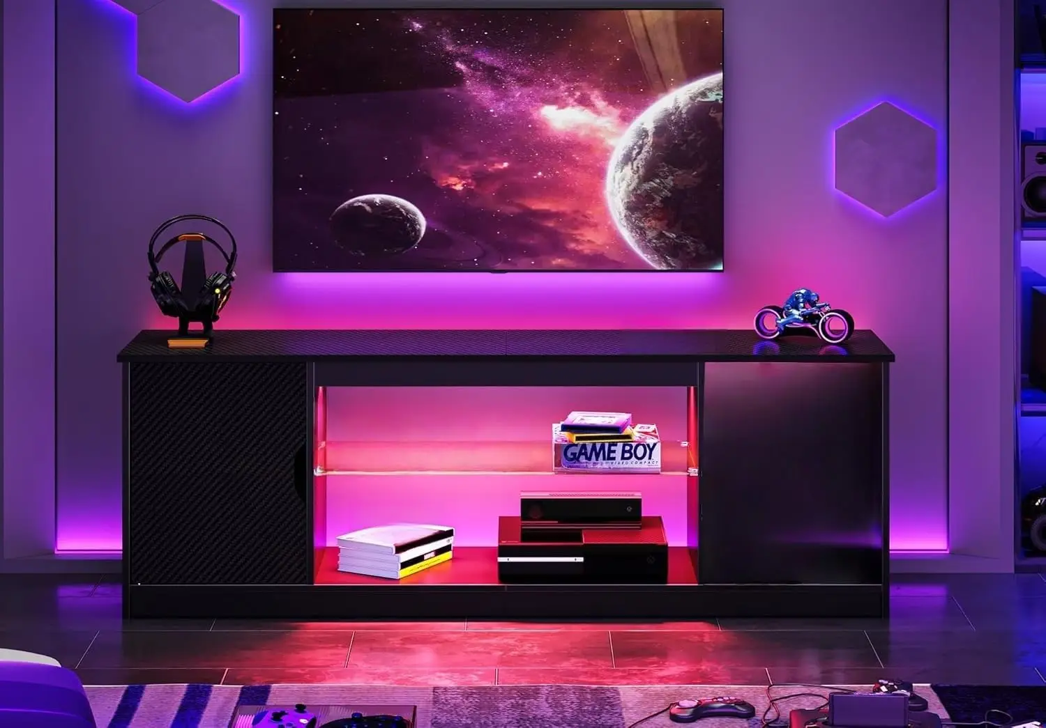 Gaming TV Console Entertainmen - đánh giá và giá Gaming Console Cabinet