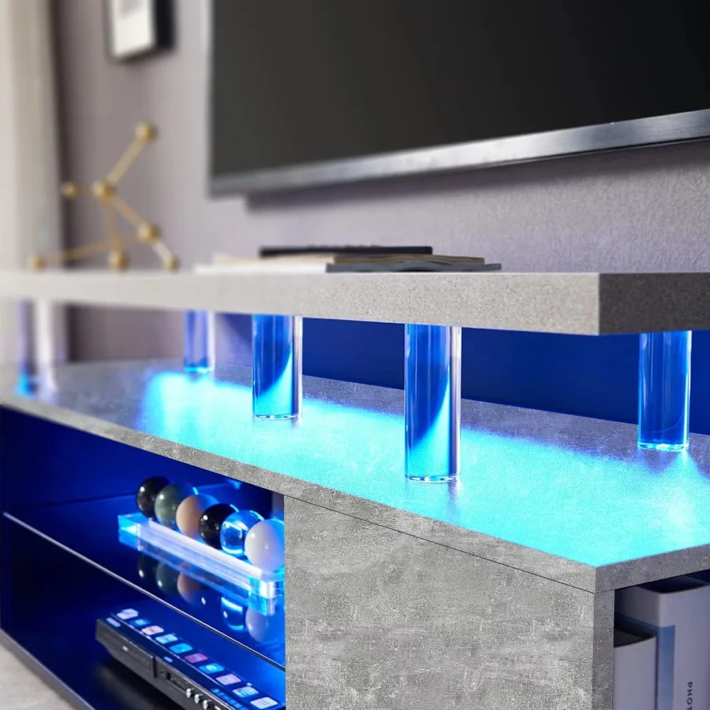 TV Stand for 70 Inch TV LED Ga - đánh giá và giá Gaming Console Entertainment Center