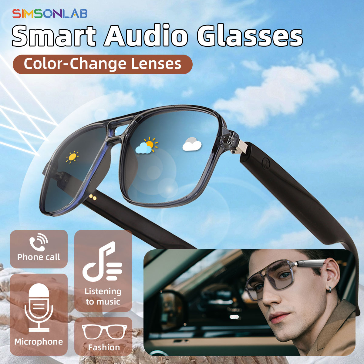 2025 NEW Smart Glasses Ai Voic - đánh giá và giá Gaming Glasses Uv