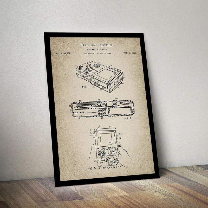 Vintage Game Console Blueprint - đánh giá và giá Gaming Console Picture