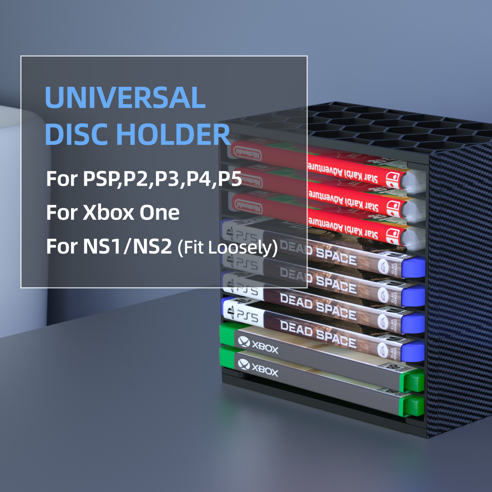 Multi-Layer Game Cassette Stor - đánh giá và giá Gaming Console Organizer