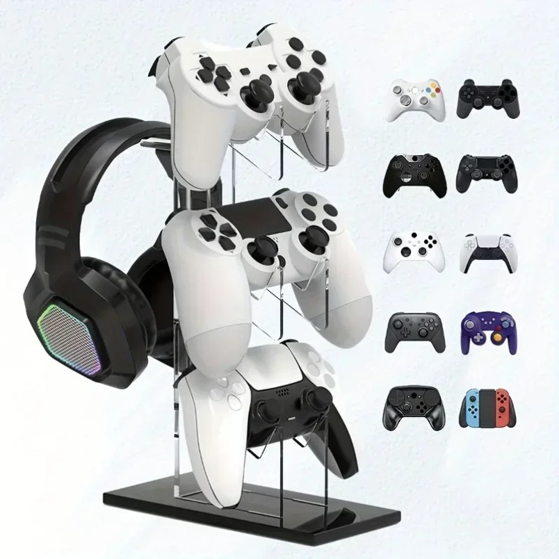 Controller Stand 3 Tier Headph - đánh giá và giá Gaming Console Organizer
