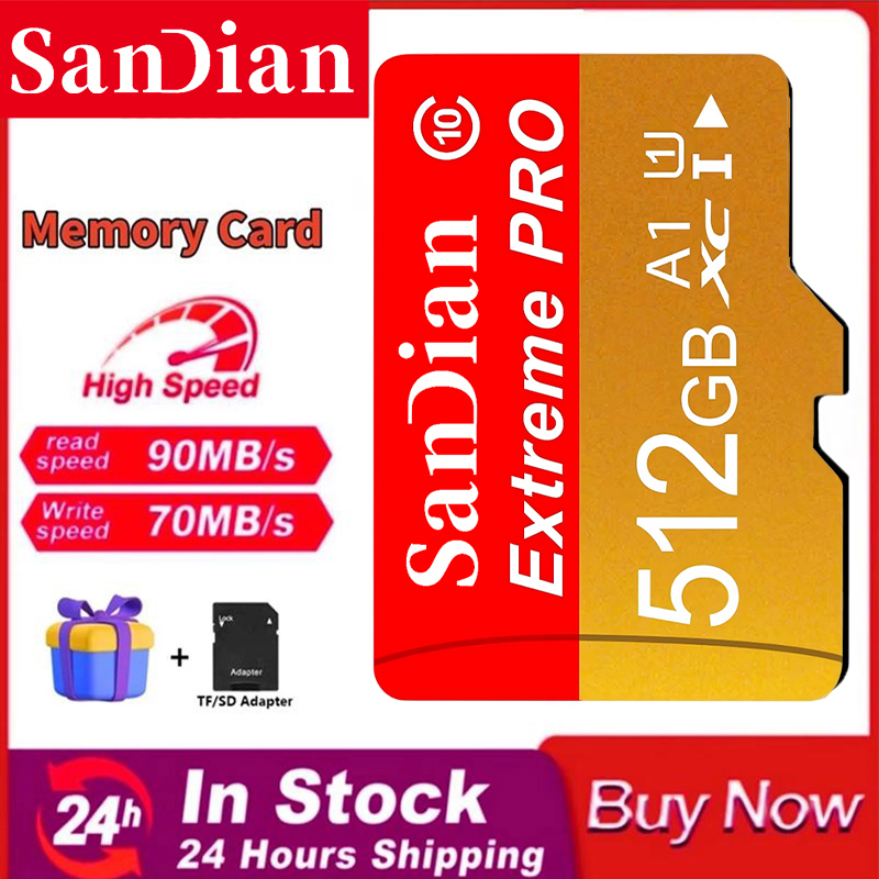 Memory Card 512GB Pro Micro TF - đánh giá và giá Gaming Console For Smart Tv