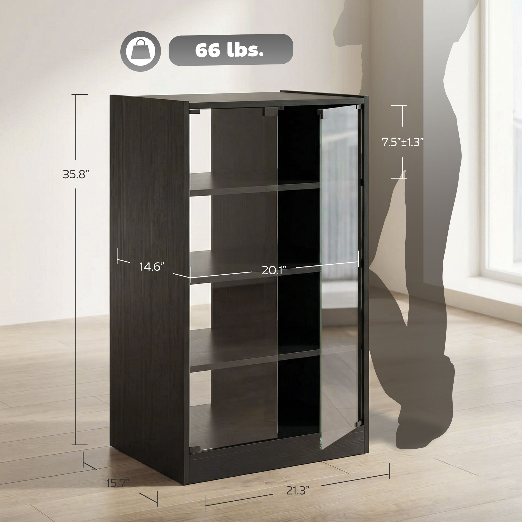 Media Cabinet, 4-Tier Stereo C - đánh giá và giá Gaming Console Cabinet