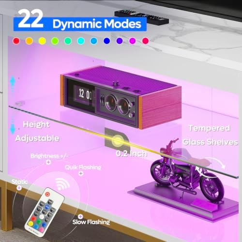TV Stand for 75/80/85 inch TVs - đánh giá và giá Gaming Console Entertainment Center