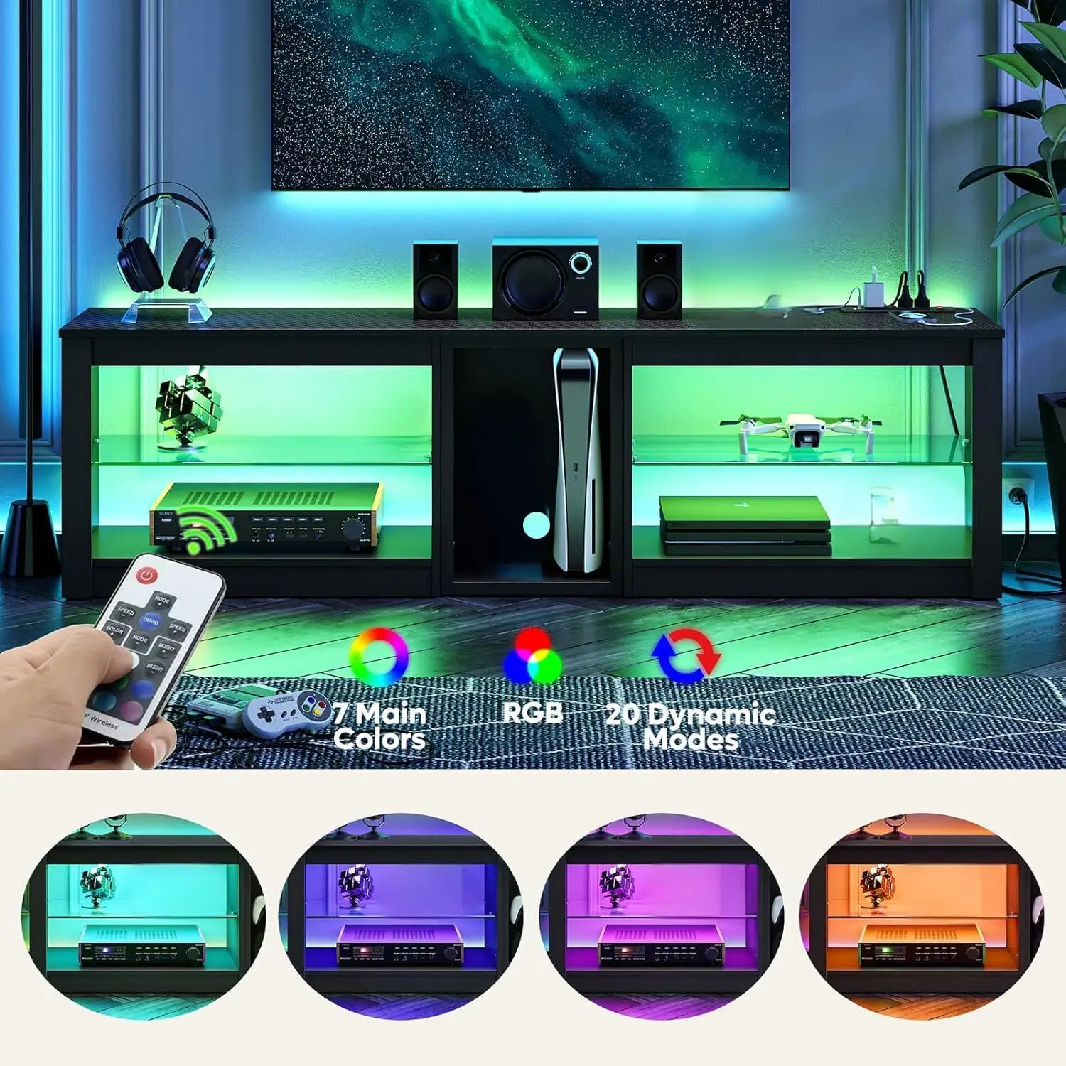 Entertainment Center for PS5 T - đánh giá và giá Gaming Console Entertainment Center